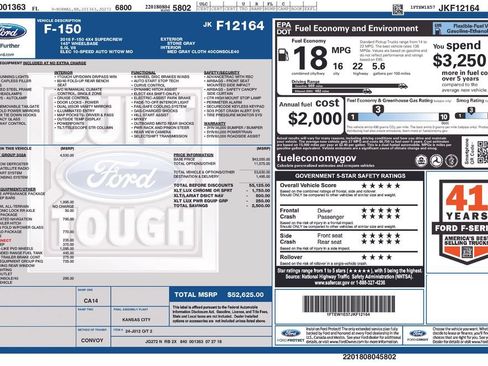 Used 2018 Ford F150 XLT w/ Equipment Group 302A Luxury AWD/4WD image 8