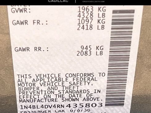Used 2024 Nissan Altima 2.5 SV w/ SV Premium Package FWD image 30