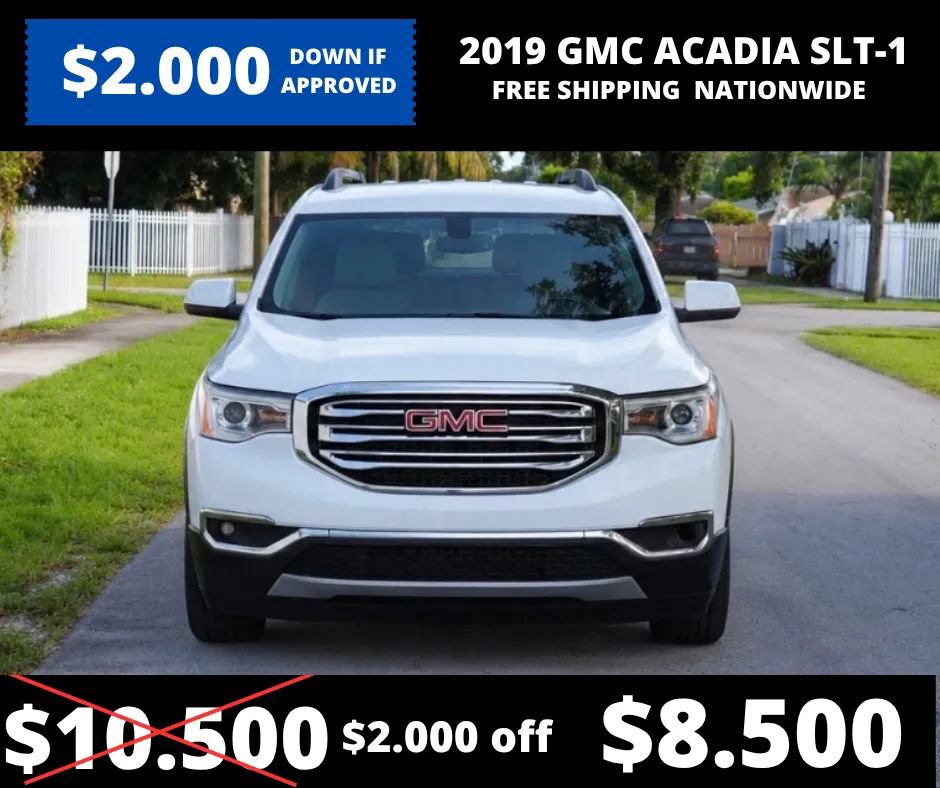 Used 2019 GMC Acadia SLT FWD image 2