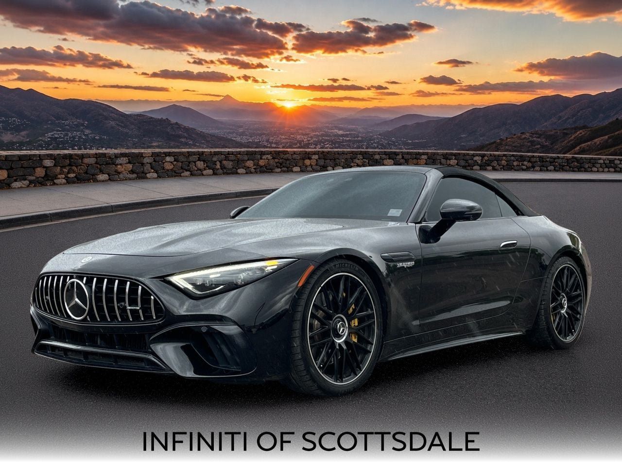 Used 2022 Mercedes-Benz SL 55 AMG 4MATIC image 1