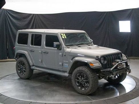 Used 2021 Jeep Wrangler Unlimited Sahara w/ Cold Weather Group image 2