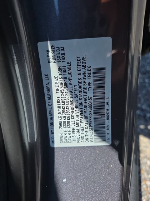 Used 2019 Honda Ridgeline RTL image 35