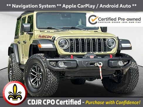 Certified 2025 Jeep Wrangler Unlimited Rubicon w/ XTREMEE 35" Tire Package AWD/4WD image 1