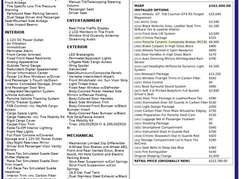 Used 2024 Porsche 718 Cayman GT4 RS w/ Weissach Package image 72