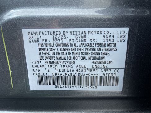 New 2026 Nissan Sentra SR w/ SR Premium Package image 12