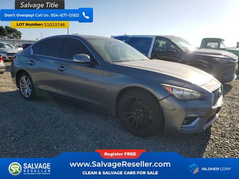Used 2018 INFINITI Q50 Luxe w/ Essential Package (3.0T Luxe) RWD image 5