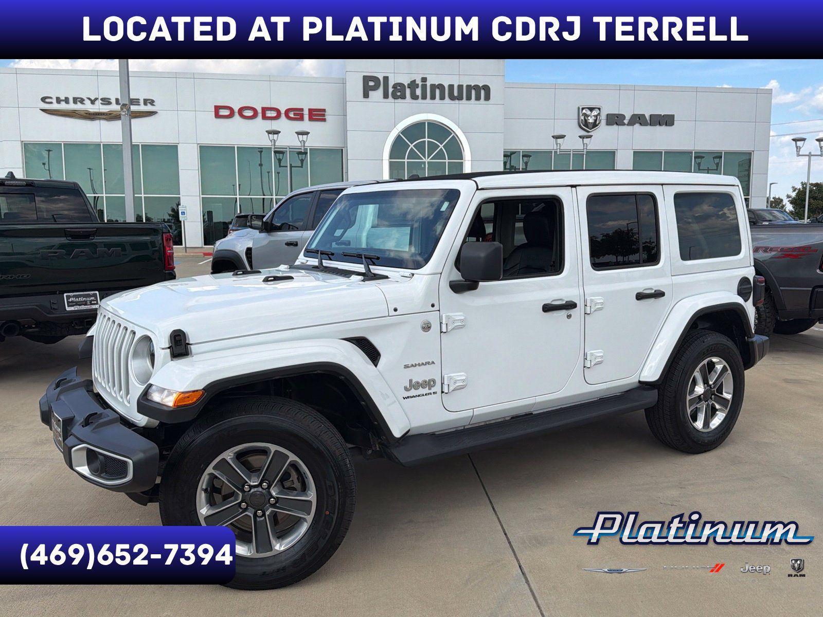 Used 2023 Jeep Wrangler Unlimited Sahara w/ Safety Group AWD/4WD 360° Tour