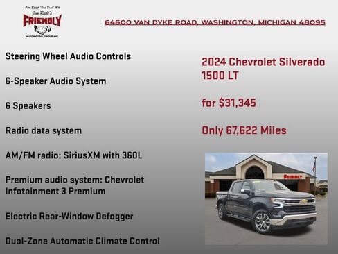 Used 2024 Chevrolet Silverado 1500 LT AWD/4WD image 15