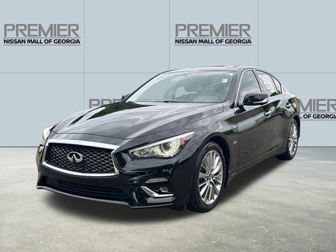 Used 2019 INFINITI Q50 Luxe w/ Essential Package (3.0T Luxe) RWD image 1