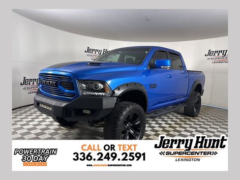 Used 2018 RAM 1500 Sport w/ Hydro Blue Sport Package image 1