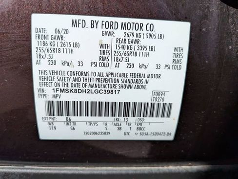 Used 2020 Ford Explorer XLT w/ Equipment Group 202A image 23