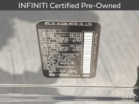 Certified 2025 INFINITI QX50 Sport AWD/4WD image 31