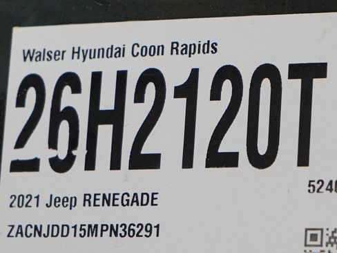 Used 2021 Jeep Renegade Limited w/ Sun & Sound Group AWD/4WD image 29
