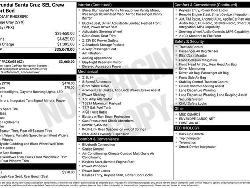 Certified 2024 Hyundai Santa Cruz SEL w/ Activity Package FWD image 15