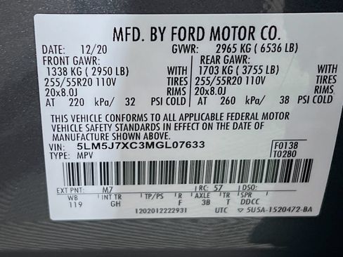 Used 2021 Lincoln Aviator Reserve w/ Equipment Group 201A AWD/4WD image 38
