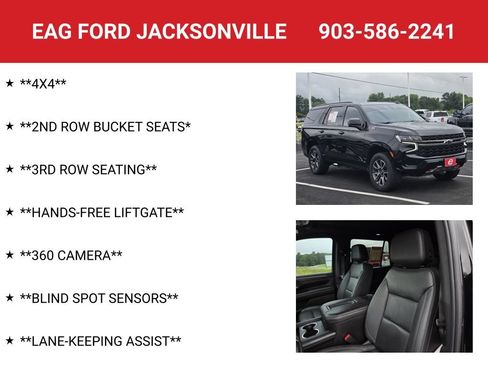 Used 2022 Chevrolet Tahoe Z71 w/ Z71 Off-Road Package AWD/4WD image 8