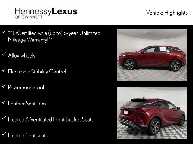 Used 2023 Lexus RX 350 w/ Accessory Package (2T) AWD/4WD image 12