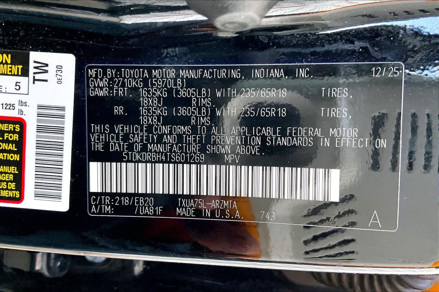 Used 2026 Toyota Highlander XLE AWD/4WD image 34