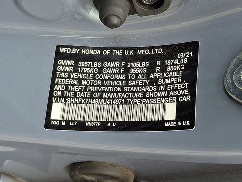 Used 2021 Honda Civic Sport image 25