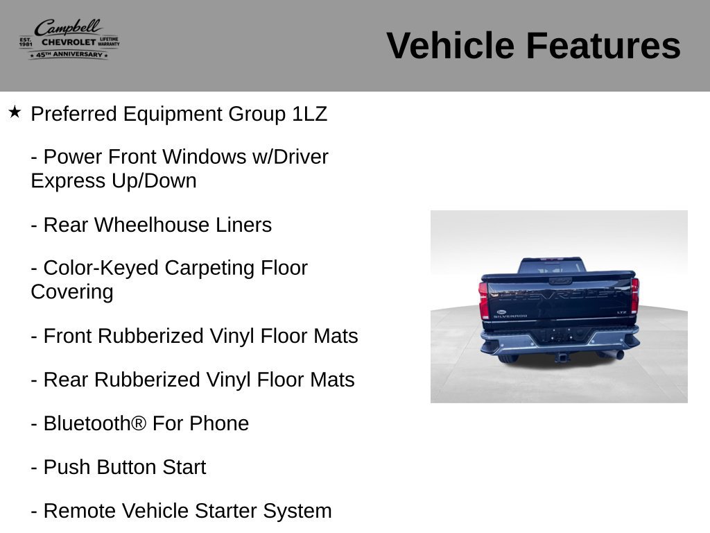 Used 2024 Chevrolet Silverado 2500 LTZ w/ LTZ Convenience Package AWD/4WD image 10