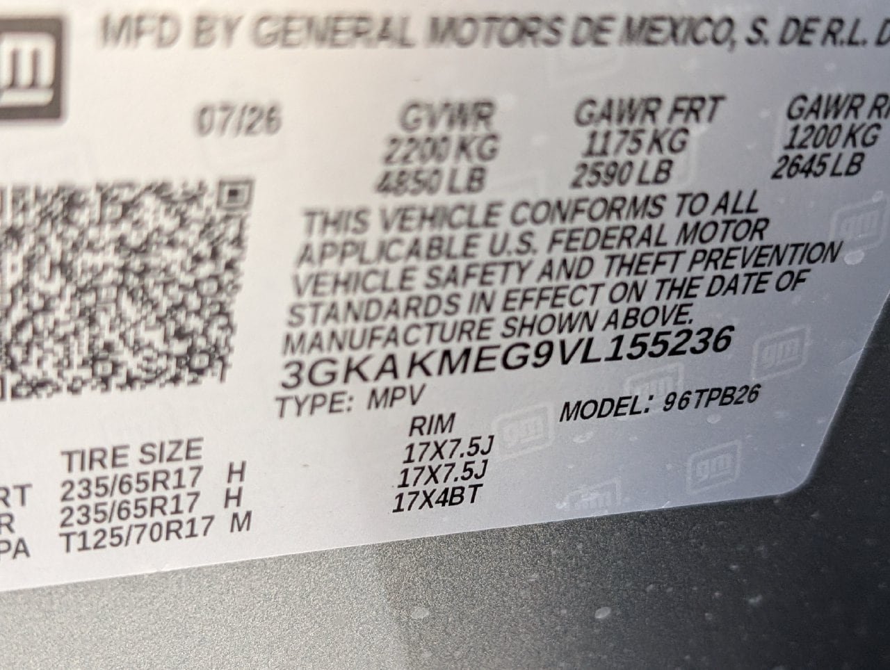 New 2027 GMC Terrain Elevation w/ LPO, Floor Liner Package FWD image 21