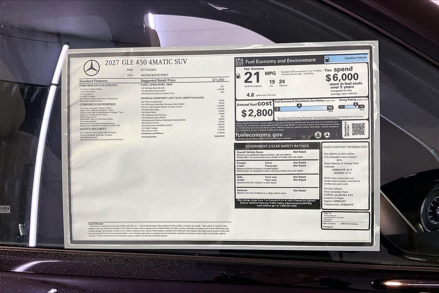 New 2027 Mercedes-Benz GLE 450 4MATIC image 18