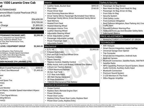 Certified 2022 RAM 1500 Laramie w/ Sport Appearance Package AWD/4WD image 12