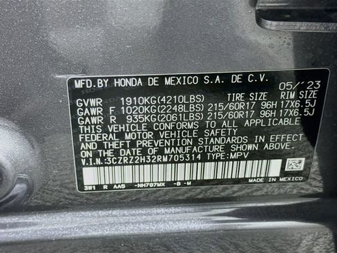 Used 2024 Honda HR-V LX image 51