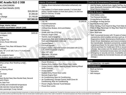 Used 2019 GMC Acadia SLE image 28