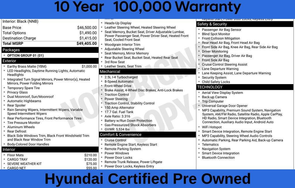 Used 2024 Hyundai Santa Fe Calligraphy FWD image 9