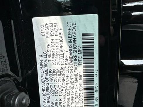 Used 2022 Honda CR-V Touring image 46