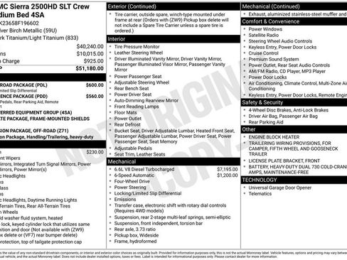 Used 2008 GMC Sierra 2500 SLT w/ Z71 Off-Road Package image 1