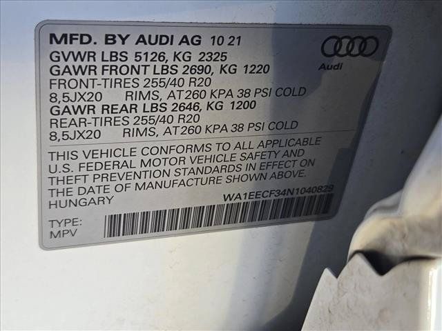 Used 2022 Audi Q3 2.0T Premium Plus w/ Premium Plus Package AWD/4WD image 14