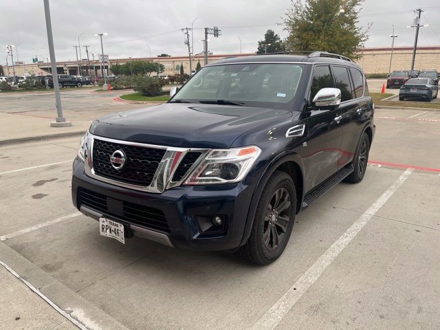 Used 2019 Nissan Armada Platinum w/ Captain's Chairs Package RWD image 2