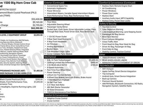 Used 2026 RAM 1500 Big Horn AWD/4WD image 19