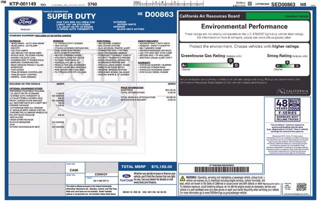 Used 2025 Ford F250 Lariat w/ Chrome Package AWD/4WD image 40