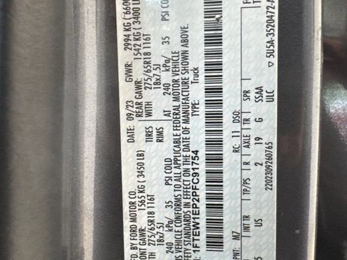 Used 2023 Ford F150 XLT w/ Equipment Group 302A High AWD/4WD image 17