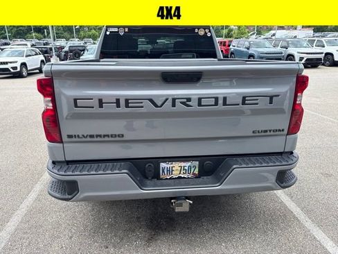 Used 2024 Chevrolet Silverado 1500 Custom w/ Turbomax Blackout Package AWD/4WD image 5