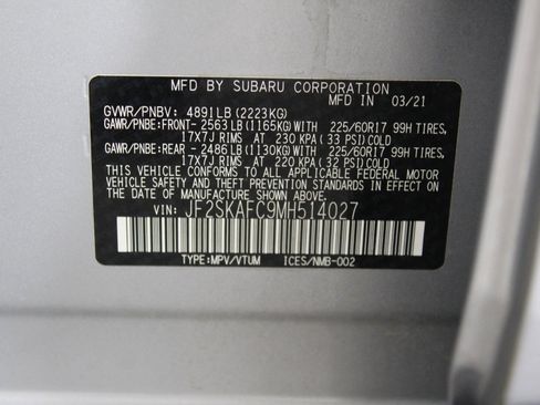 Used 2021 Subaru Forester Premium w/ Popular Package #1 image 21