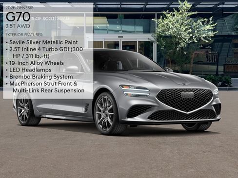 New 2026 Genesis G70 2.5T image 3