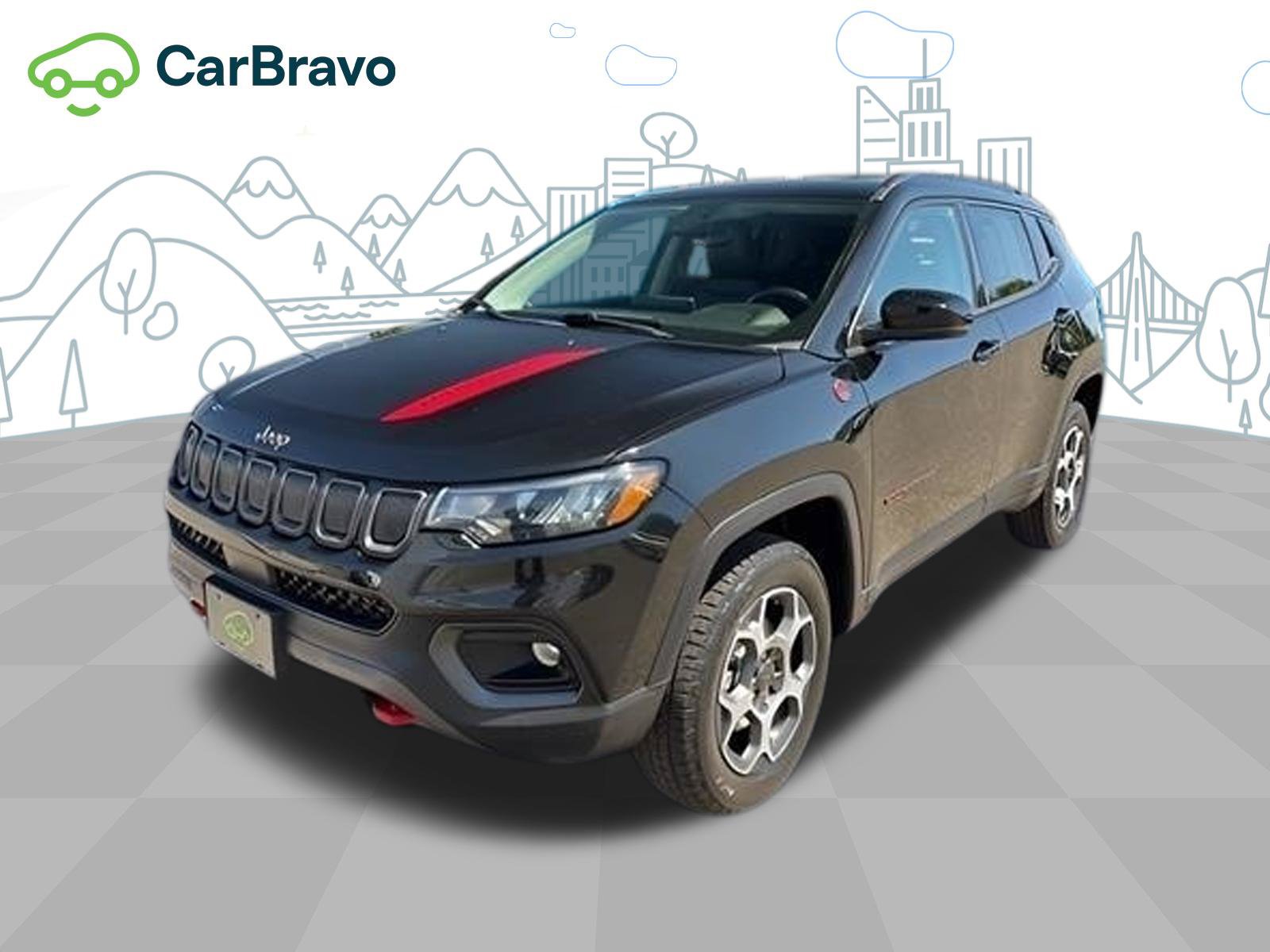 Used 2022 Jeep Compass Trailhawk w/ Trailhawk Convenience Group AWD/4WD image 1