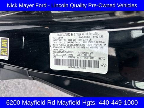 Used 2017 INFINITI Q60 Red Sport 400 image 23