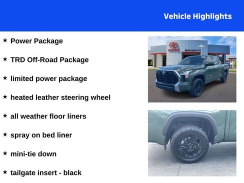 Used 2023 Toyota Tundra Limited w/ TRD Off-Road Package AWD/4WD image 4