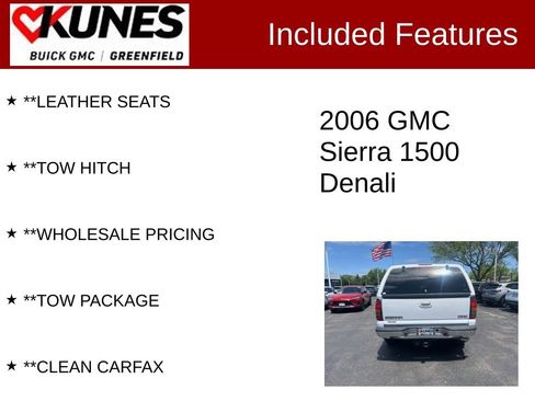 Used 2006 GMC Sierra 1500 Denali w/ Onstar Plus Package AWD/4WD image 2