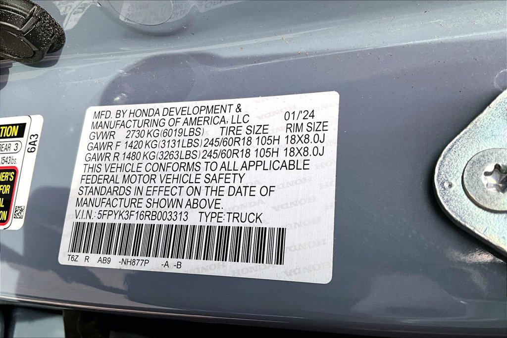 Used 2024 Honda Ridgeline Sport image 14