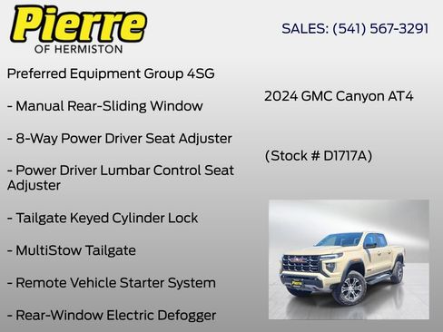 Used 2024 GMC Canyon AT4 w/ LPO, Off Road Lift Package AWD/4WD image 6