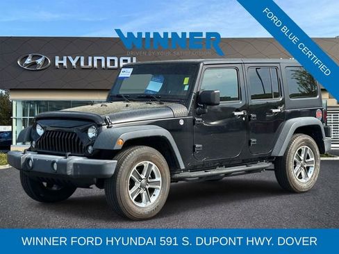 Used 2018 Jeep Wrangler Unlimited Sport w/ Connectivity Group AWD/4WD image 1