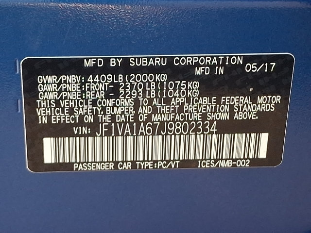 Used 2018 Subaru WRX AWD/4WD image 27