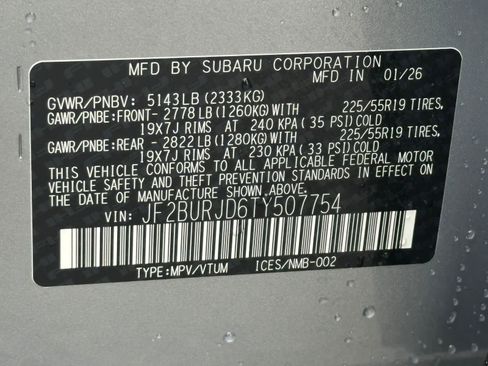 New 2026 Subaru Outback Touring XT AWD/4WD image 27