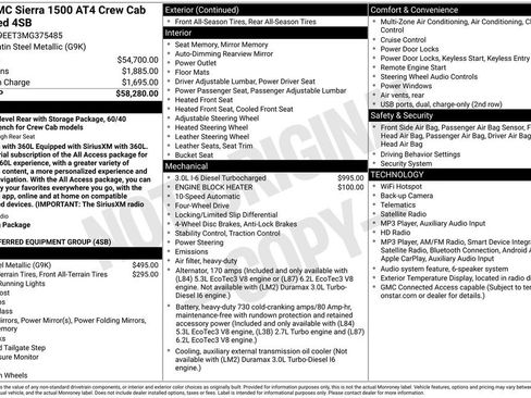 Used 2021 GMC Sierra 1500 AT4 AWD/4WD image 11